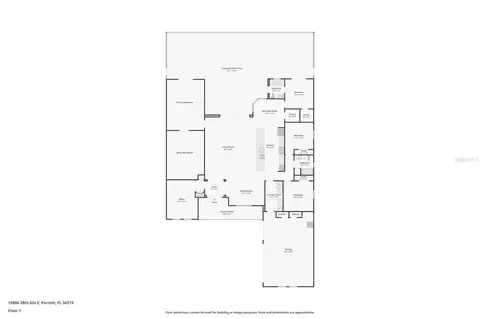 Floorplan - 15906 39th Gln E, Parrish, FL 34219 photo 1 of 1