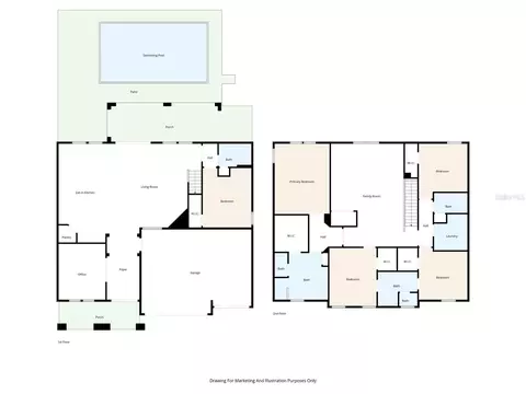 Floorplan - 13113 Wildflower Meadow Dr, Riverview, FL 33579 photo 1 of 1