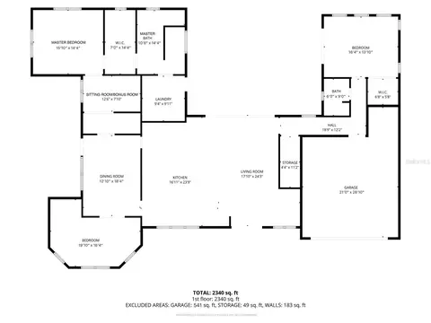 Floorplan - 16090 Fringe Tree Dr, Spring Hill, FL 34610 photo 1 of 1