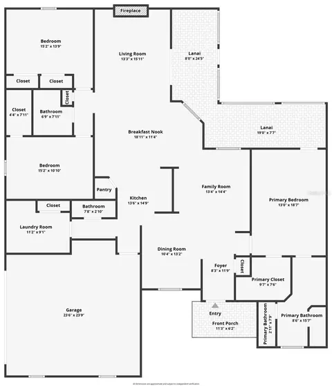 Floorplan - 251 SE 148th Ave, Williston, FL 32696 photo 1 of 1