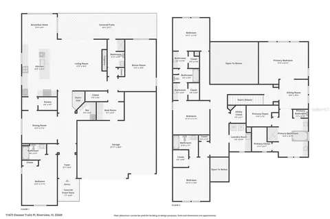 Floorplan - 11473 Owasee Trails Pl, Riverview, FL 33569 photo 1 of 1