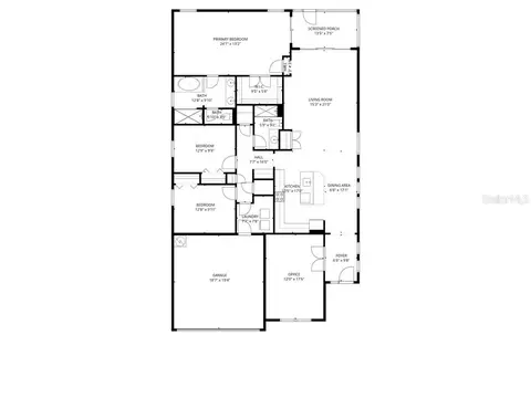 Floorplan - 1110 Umbria Ln, Saint Cloud, FL 34771 photo 1 of 1