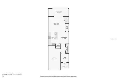 Floorplan - 8986 Indigo Trail Loop, Riverview, FL 33578 photo 2 of 2
