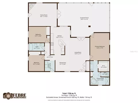 Floorplan - 12916 Ithaca Ave, Hudson, FL 34667 photo 1 of 1