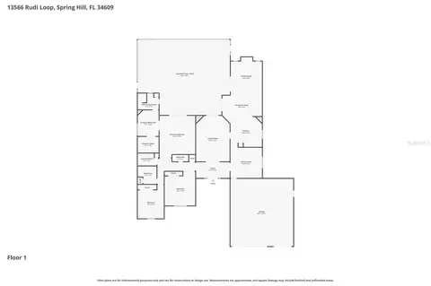 Floorplan - 13566 Rudi Loop, Spring Hill, FL 34609 photo 1 of 1