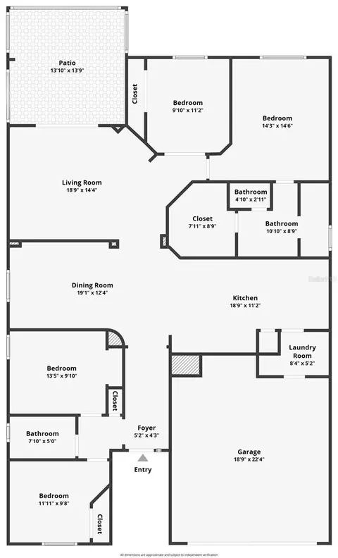 Floorplan - 7116 Colony Pointe Dr, Riverview, FL 33578 photo 1 of 1