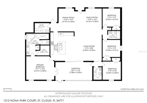 Floorplan - 1312 Nova Park Ct, Saint Cloud, FL 34771 photo 1 of 1