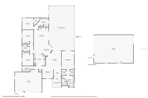 Floorplan - 13185 Cooper Rd, Spring Hill, FL 34609 photo 1 of 1