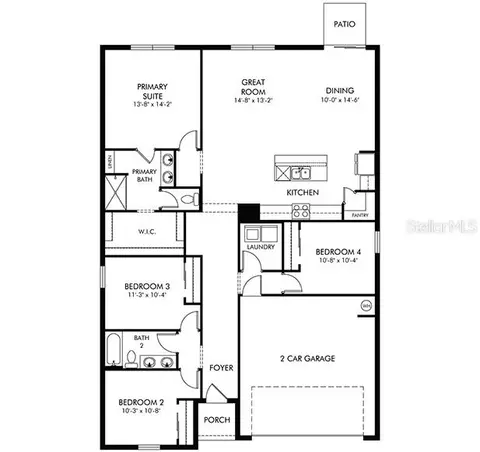 Floorplan - 7717 Satterfield Ter, Parrish, FL 34219 photo 1 of 1