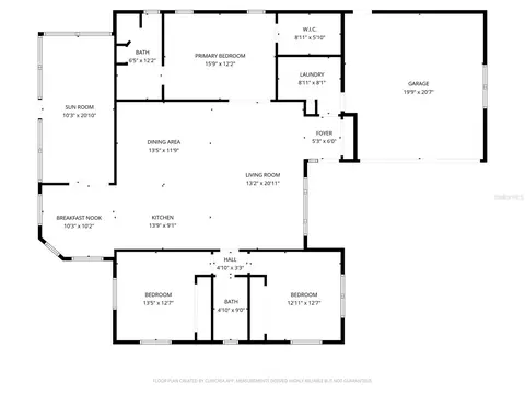 Floorplan - 1215 Waterfall Dr, Spring Hill, FL 34608 photo 1 of 1