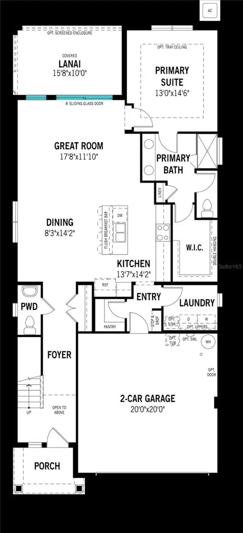 Floorplan - 13129 Oxeye Ln, Parrish, FL 34219 photo 1 of 2