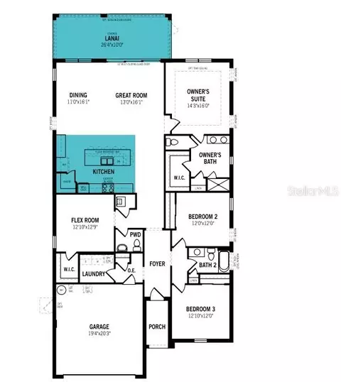 Floorplan - 12446 49th St E, Parrish, FL 34219 photo 1 of 1