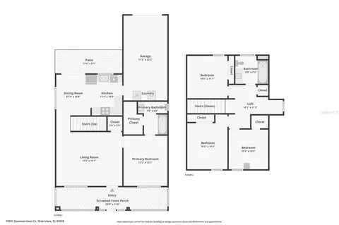 Floorplan - 10331 Summerview Cir, Riverview, FL 33578 photo 1 of 1