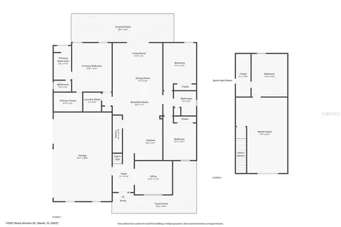 Floorplan - 13101 Done Groven Dr, Dover, FL 33527 photo 2 of 2