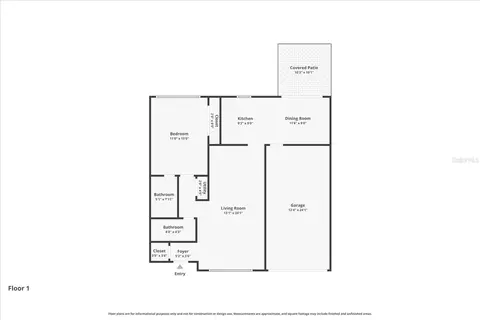 Floorplan - 204 Mindy Dr, Largo, FL 33771 photo 1 of 1