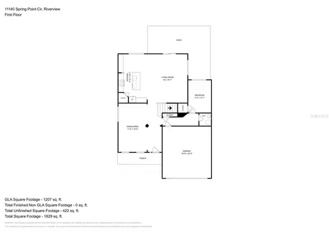 Floorplan - 11140 Spring Point Cir, Riverview, FL 33579 photo 1 of 2