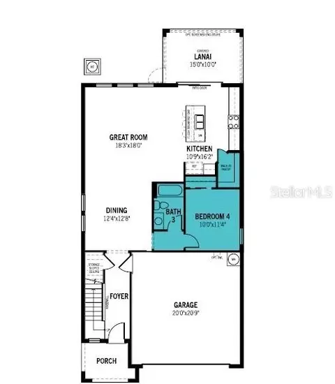 Floorplan - 13153 Oxeye Ln, Parrish, FL 34219 photo 1 of 2