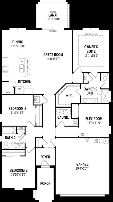 Floorplan - 12325 49th St E, Parrish, FL 34219 photo 1 of 1