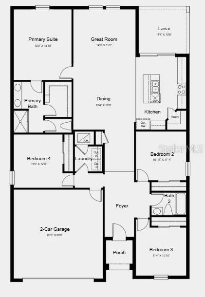 Floorplan - 13827 Sawmill St, Parrish, FL 34219 photo 1 of 1