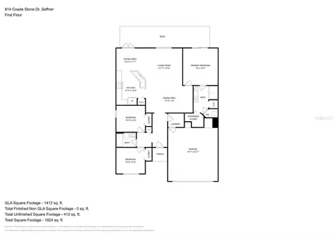 Floorplan - 814 Coade Stone Dr, Seffner, FL 33584 photo 1 of 1