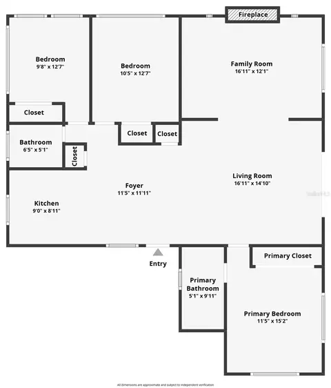 Floorplan - 6221 Florida Cir E, Apollo Beach, FL 33572 photo 1 of 1