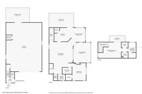 Floorplan - 5247 Tropical Pt, Weeki Wachee, FL 34607 photo 4 of 4