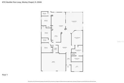 Floorplan - 6751 Boulder Run Loop, Wesley Chapel, FL 33545 photo 1 of 1