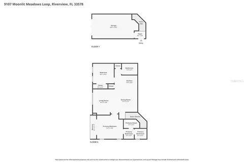 Floorplan - 9107 Moonlit Meadows Loop, Riverview, FL 33578 photo 1 of 1