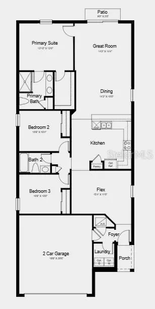 Floorplan - 13411 Camelot Ct, Parrish, FL 34219 photo 1 of 1