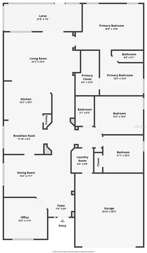 Floorplan - 7020 Blue Beech Dr, Riverview, FL 33578 photo 1 of 1