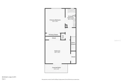 Floorplan - 802 Mindy Ct #802, Largo, FL 33771 photo 2 of 3