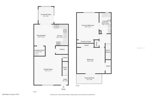 Floorplan - 802 Mindy Ct #802, Largo, FL 33771 photo 3 of 3