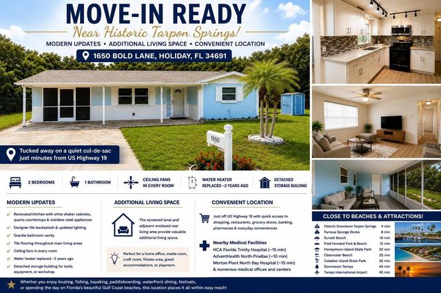 1650 Bold Ln, Holiday, FL 34691