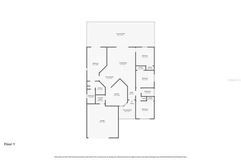 Floorplan - 13403 Beechberry Dr, Riverview, FL 33579 photo 1 of 1