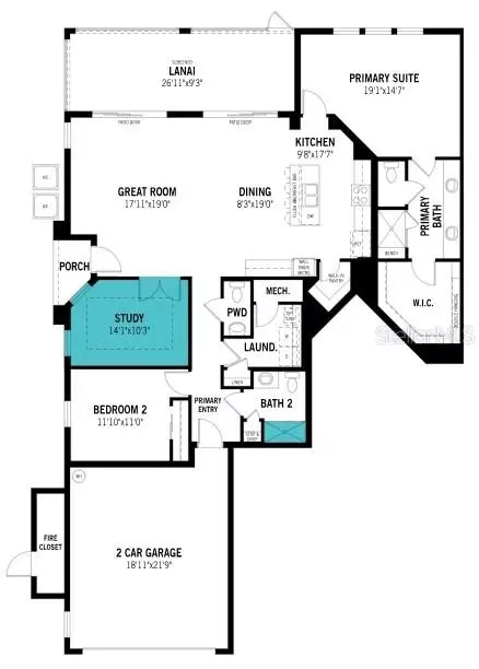 Floorplan - 12829 Jade Empress Loop #101, Venice, FL 34293 photo 1 of 1