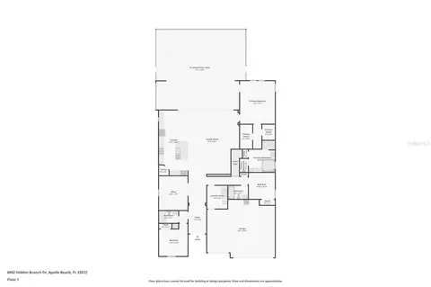 Floorplan - 6092 Hidden Branch Dr, Apollo Beach, FL 33572 photo 1 of 3