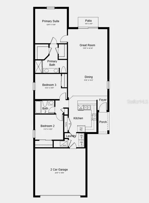 Floorplan - 13512 Sawmill St, Parrish, FL 34219 photo 1 of 1