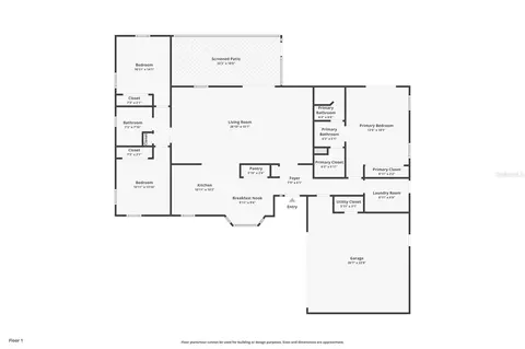 Floorplan - 10752 126th Ave, Largo, FL 33778 photo 1 of 1