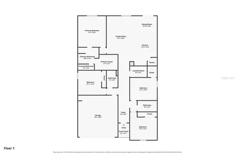 Floorplan - 7722 Satterfield Ter, Parrish, FL 34219 photo 2 of 2