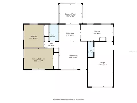 Floorplan - 2373 Forest Dr, Clearwater, FL 33763 photo 1 of 1