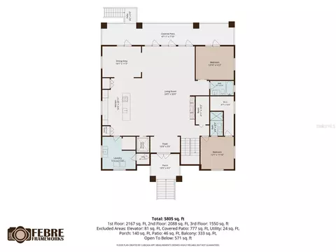 Floorplan - 1964 Cedar Dr, Dunedin, FL 34698 photo 3 of 4