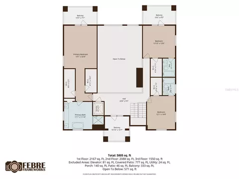 Floorplan - 1964 Cedar Dr, Dunedin, FL 34698 photo 2 of 4