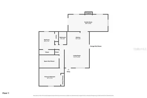 Floorplan - 197 Rosedale Ave, Spring Hill, FL 34606 photo 1 of 1
