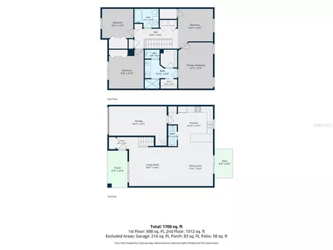 Floorplan - 10421 Rivercrest Dr, Riverview, FL 33578 photo 1 of 2