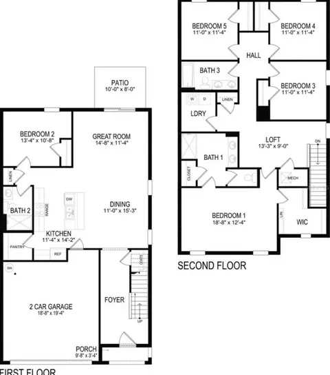 Floorplan - 11722 White Willow Ln, Riverview, FL 33569 photo 1 of 1