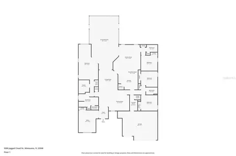 Floorplan - 5009 Jagged Cloud Dr, Wimauma, FL 33598 photo 1 of 1