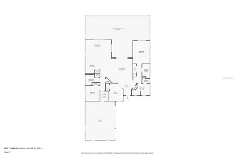 Floorplan - 3850 Creekside Park Dr, Parrish, FL 34219 photo 1 of 1