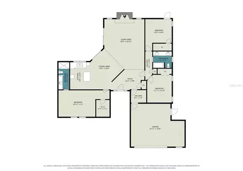 Floorplan - 8422 Spring Hill Dr, Spring Hill, FL 34608 photo 1 of 1