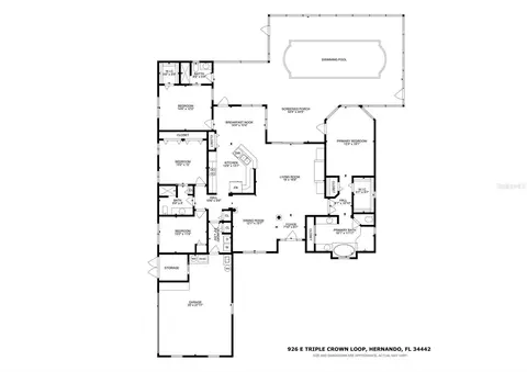 Floorplan - 926 E Triple Crown Loop, Hernando, FL 34442 photo 1 of 1