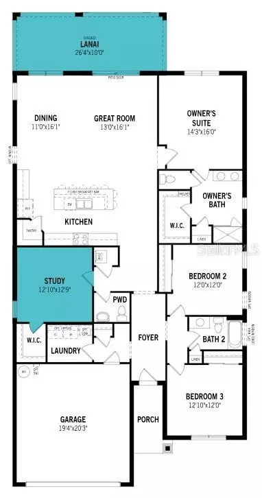 Floorplan - 12173 New Tranquility Path, Venice, FL 34293 photo 1 of 1